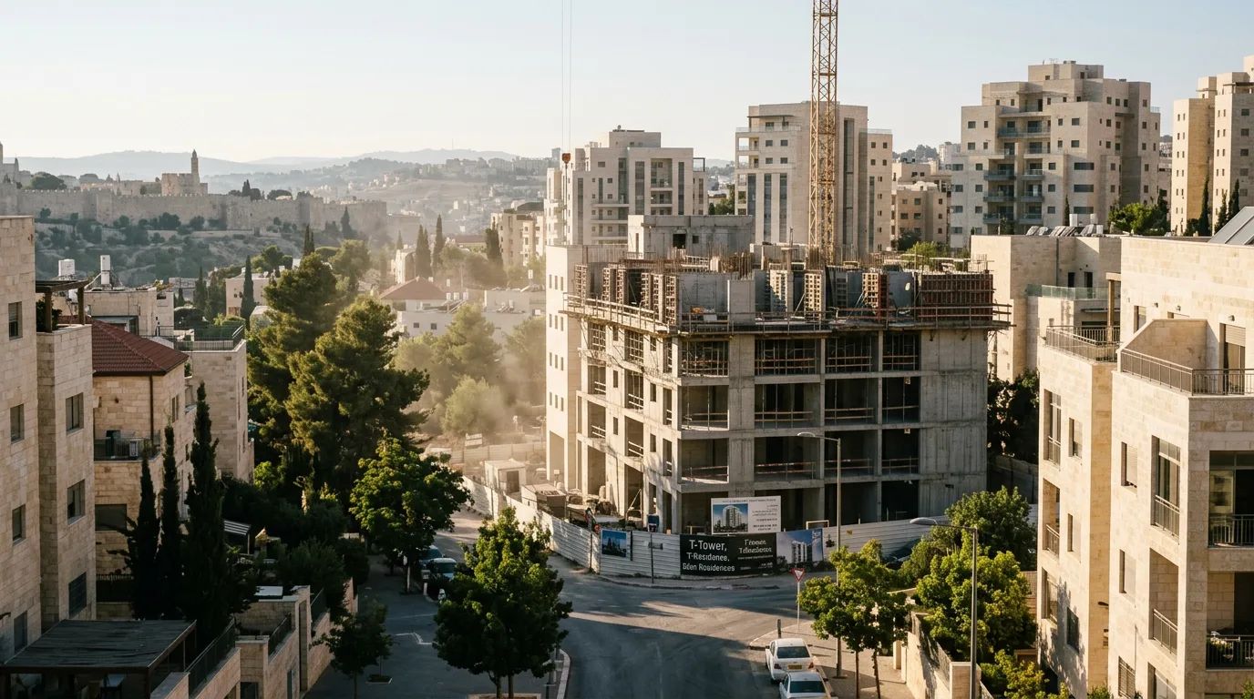 T-Tower and the Jerusalem New-Development Inventory: What's Actually For Sale Right Now