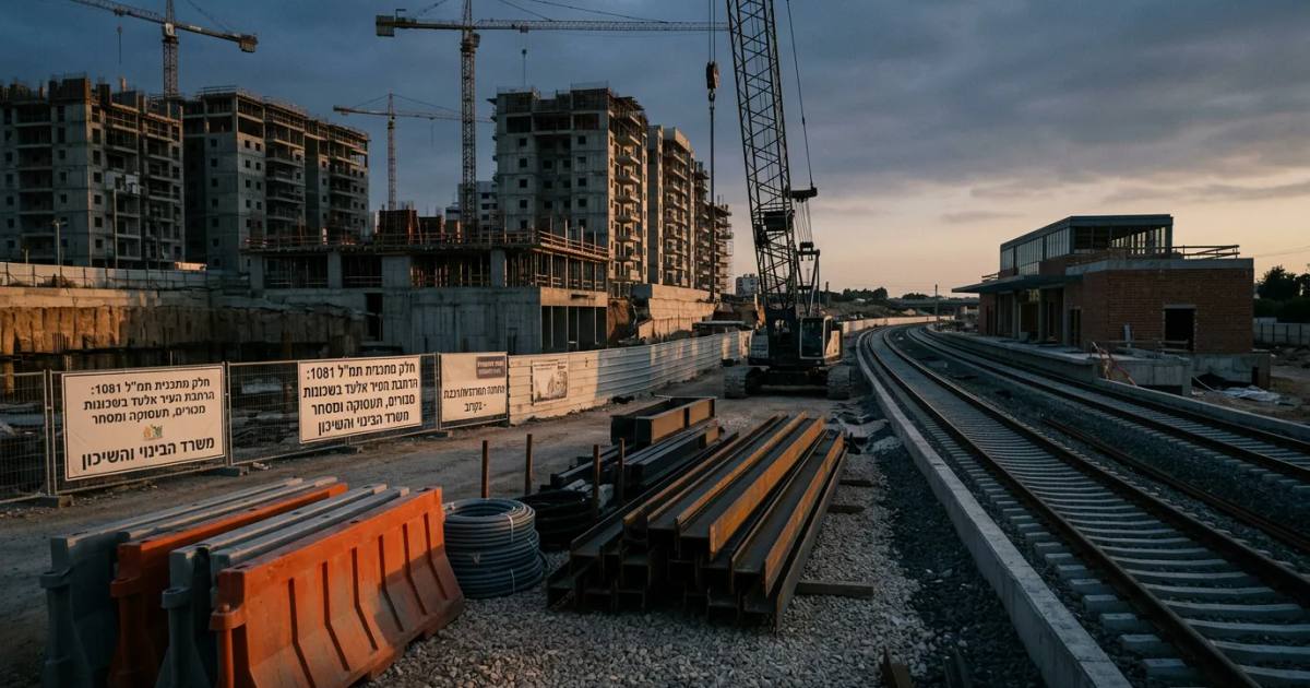 TAMAL 1081: Elad's 4,476-Unit Expansion, Afridar's Merom Elad, and the Eastern Railway Station