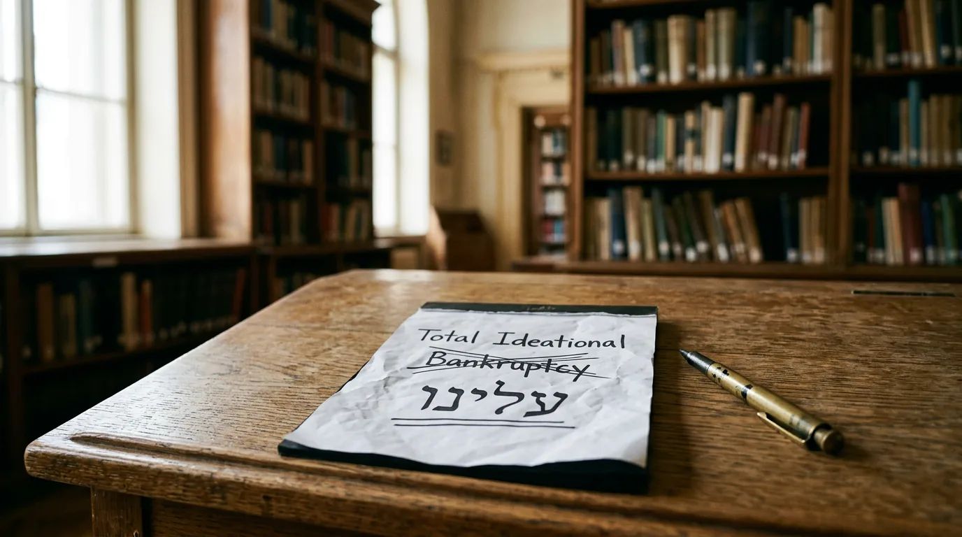 Yehonatan Adiri: Israel Is In "Total Ideational Bankruptcy"