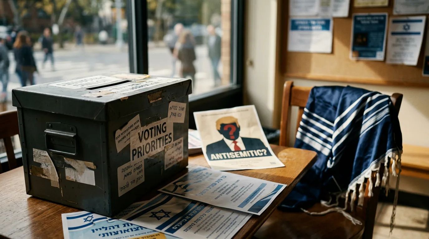 Israel #9 For American Jews' Voting Priorities & 52% Think Trump Is an Antisemite