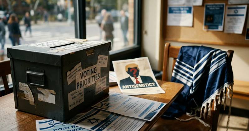 Israel #5 For American Jews' Voting Priorities & 52% Think Trump Is an Antisemite