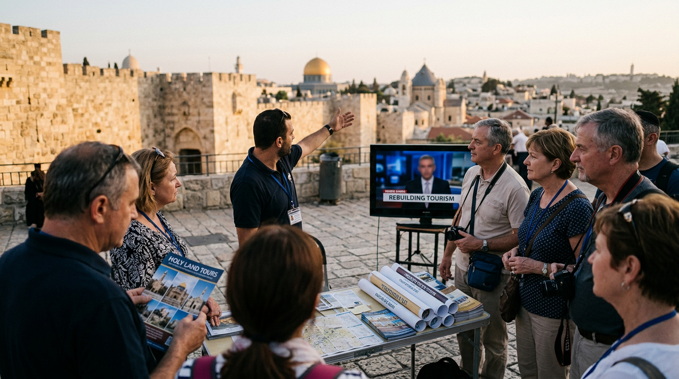 Israel's Christian Tourism Pipeline Is a $6 Billion Recovery Bet — and Conservative American Media Is Marketing It Right Now