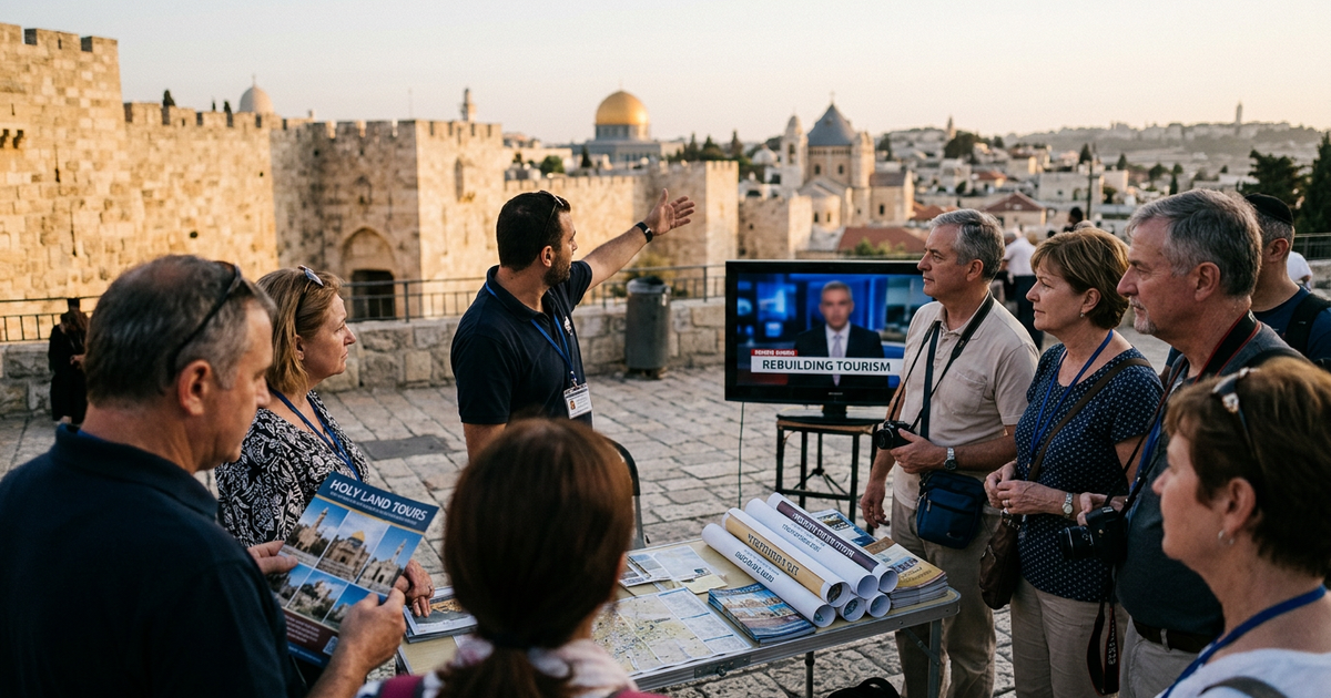 Israel's Christian Tourism Pipeline Is a $6 Billion Recovery Bet — and Conservative American Media Is Marketing It Right Now