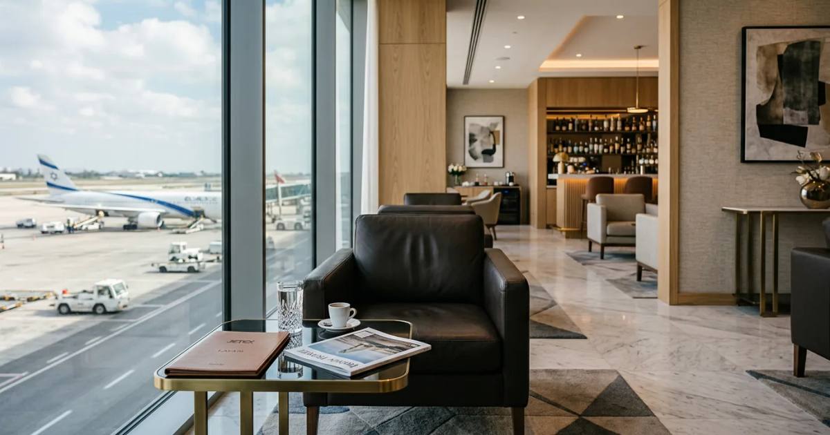 Jetex and Teddy Sagi's Layam Open VIP Lounge at Ben Gurion Airport — Backed by ₪85 Million Market