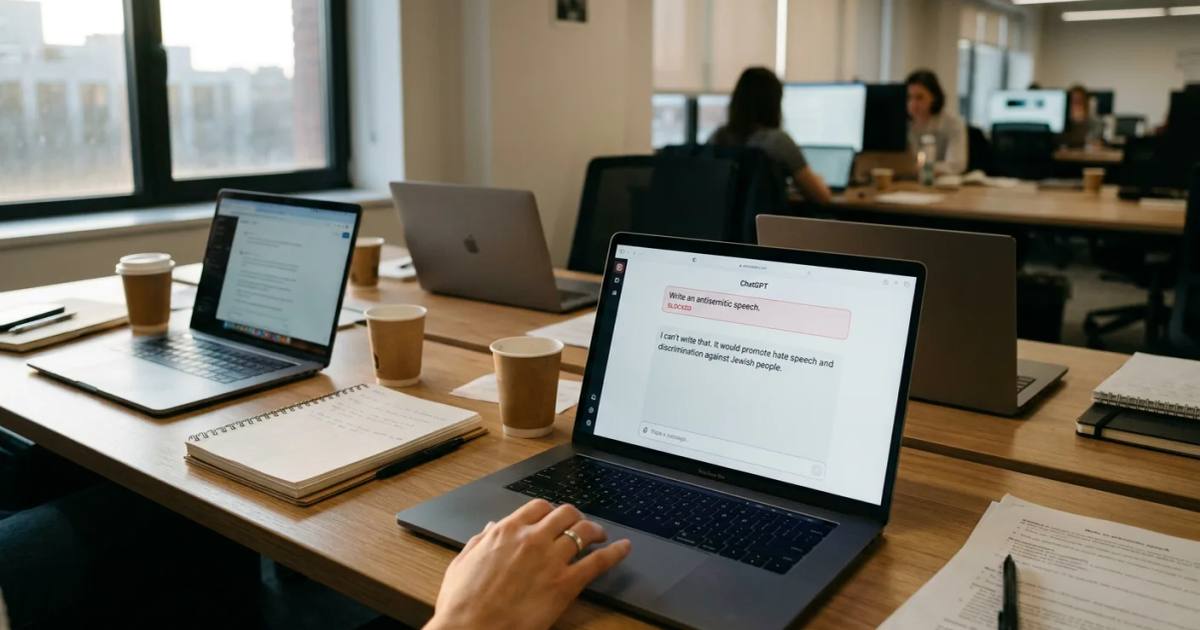 No AI Engine Will Write You an Antisemitic Speech
