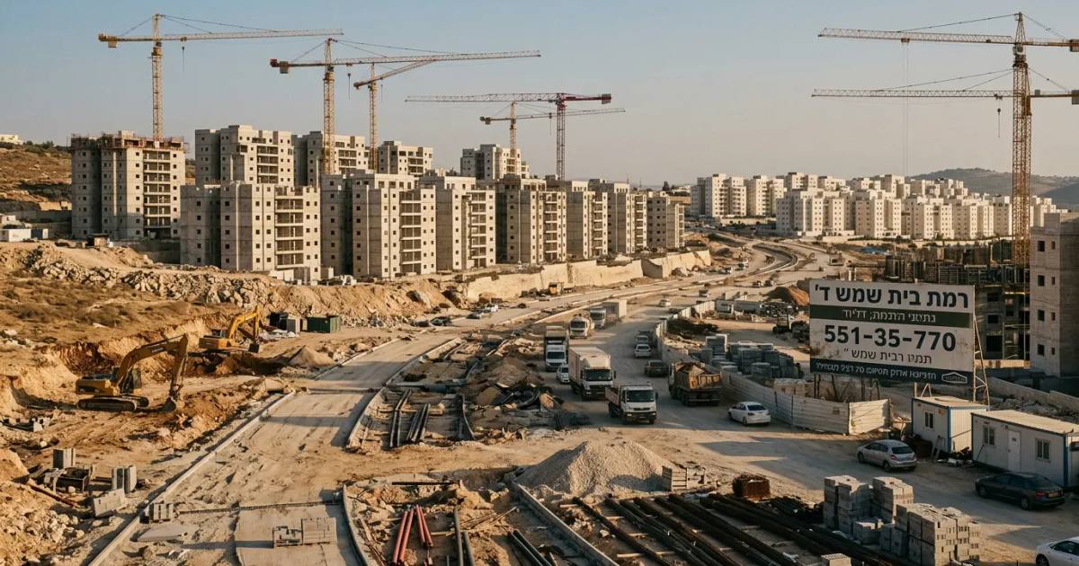 Ramat Bet Shemesh D-3 & D-4: The 110,000-Person City On Track to Double