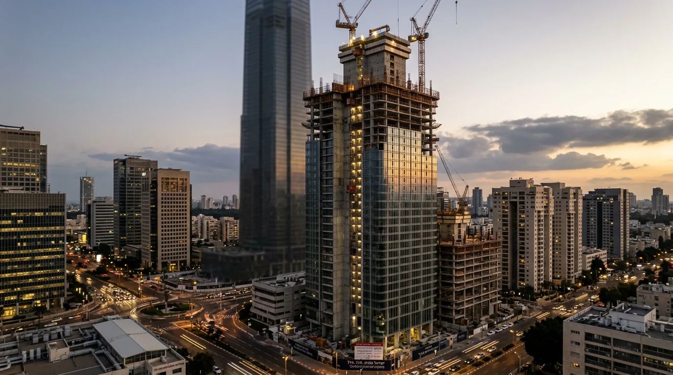 Ramat Gan's 72-Floor Tower — and the 111-Floor One Behind It