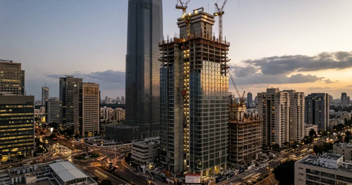 Ramat Gan's 72-Floor Tower — and the 111-Floor One Behind It