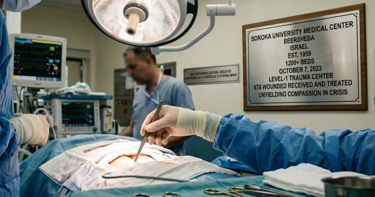 Soroka University Medical Center: The Beersheba Level-1 Trauma Center That Received 676 Casualties on October 7