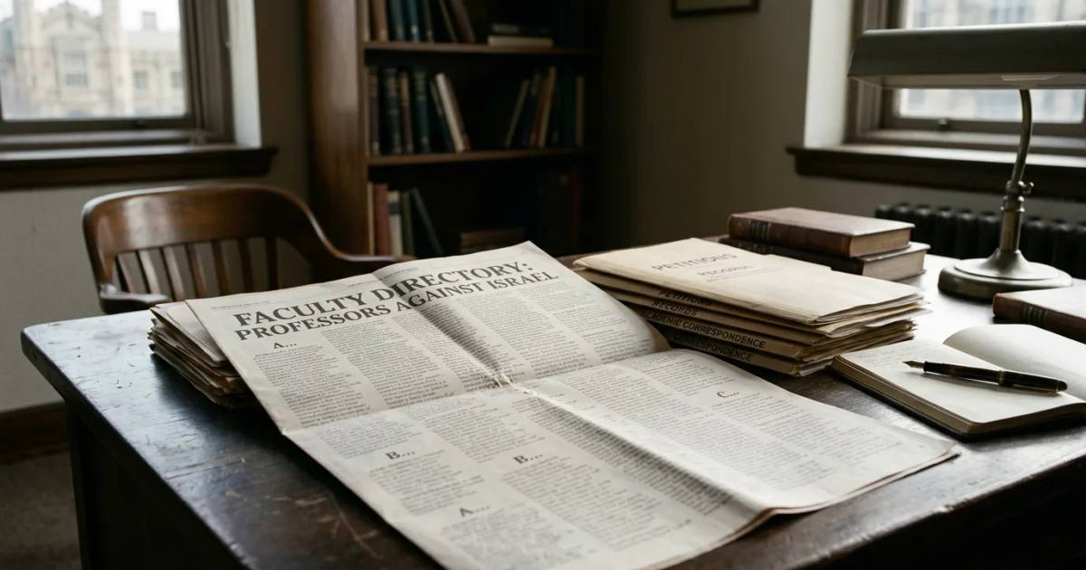 The Full Faculty Directory: Every Professor on the Record Against Israel, by Institution