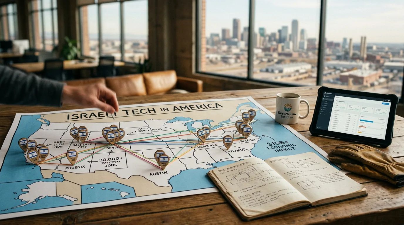 The Map Changed: Where Israeli Tech Actually Builds in America