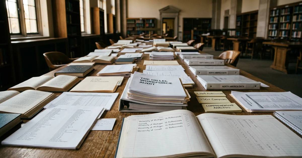 Who Runs Hillel? 1,269 Professionals, 250+ Campuses — The First Large-Scale Audit of Hillel International's Workforce