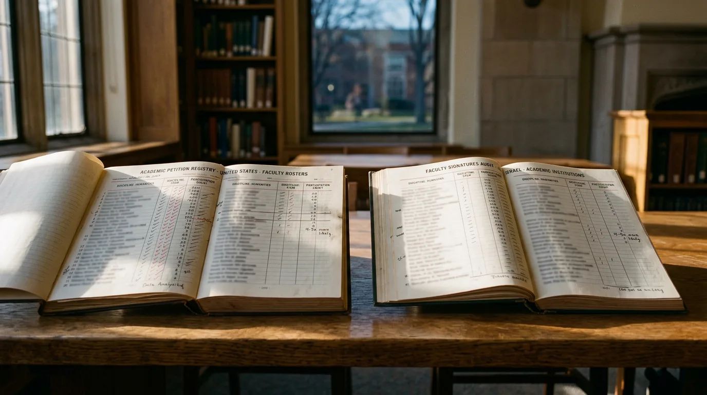 Who Signed: How Israeli and American Academic Petition Participation Compare