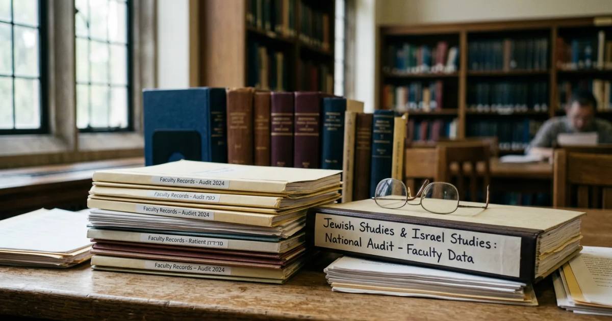 Who Teaches Judaism in America? The First National Audit of Jewish Studies and Israel Studies Faculty