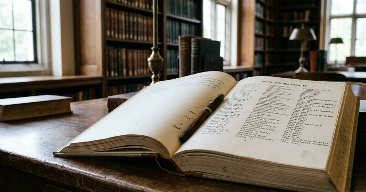 Who Teaches Judaism in America: The Full Faculty Database