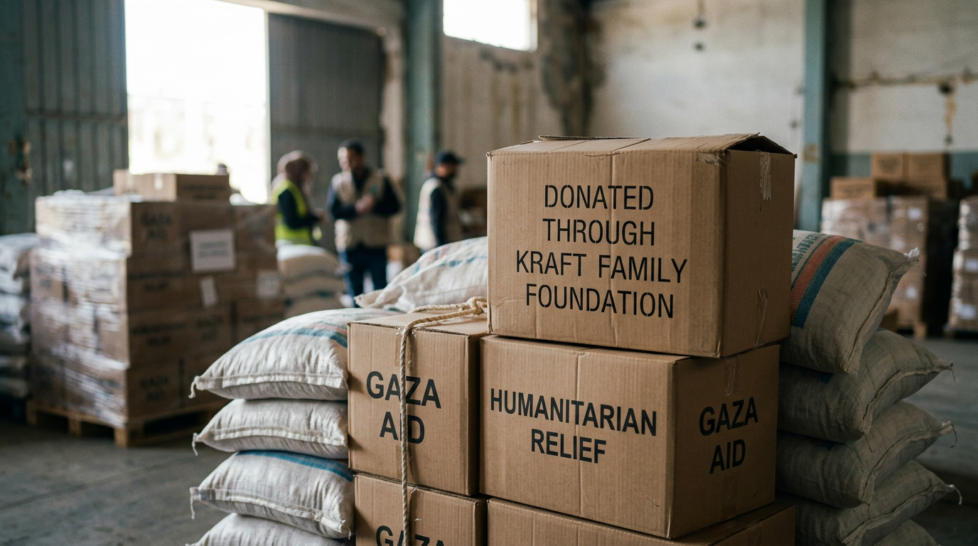 Robert Kraft's $2 Million Gaza Pledge and Giving Record