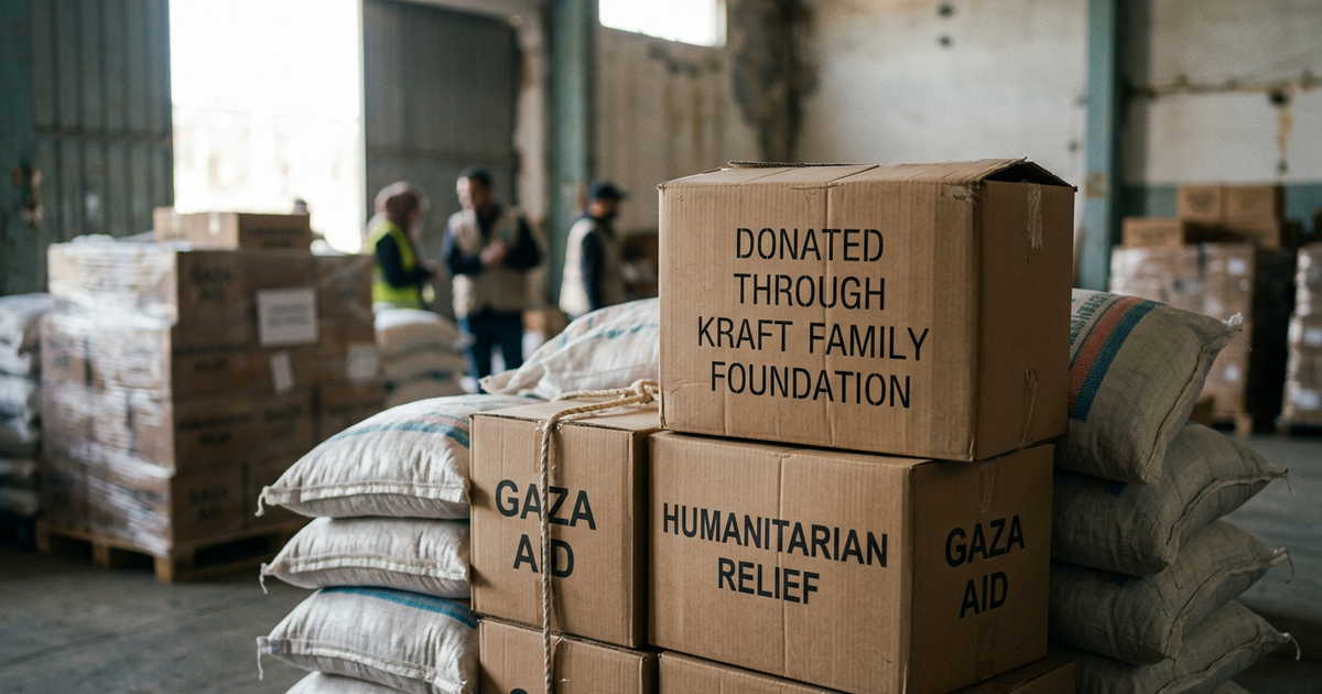 Robert Kraft's $2 Million Gaza Pledge and Giving Record