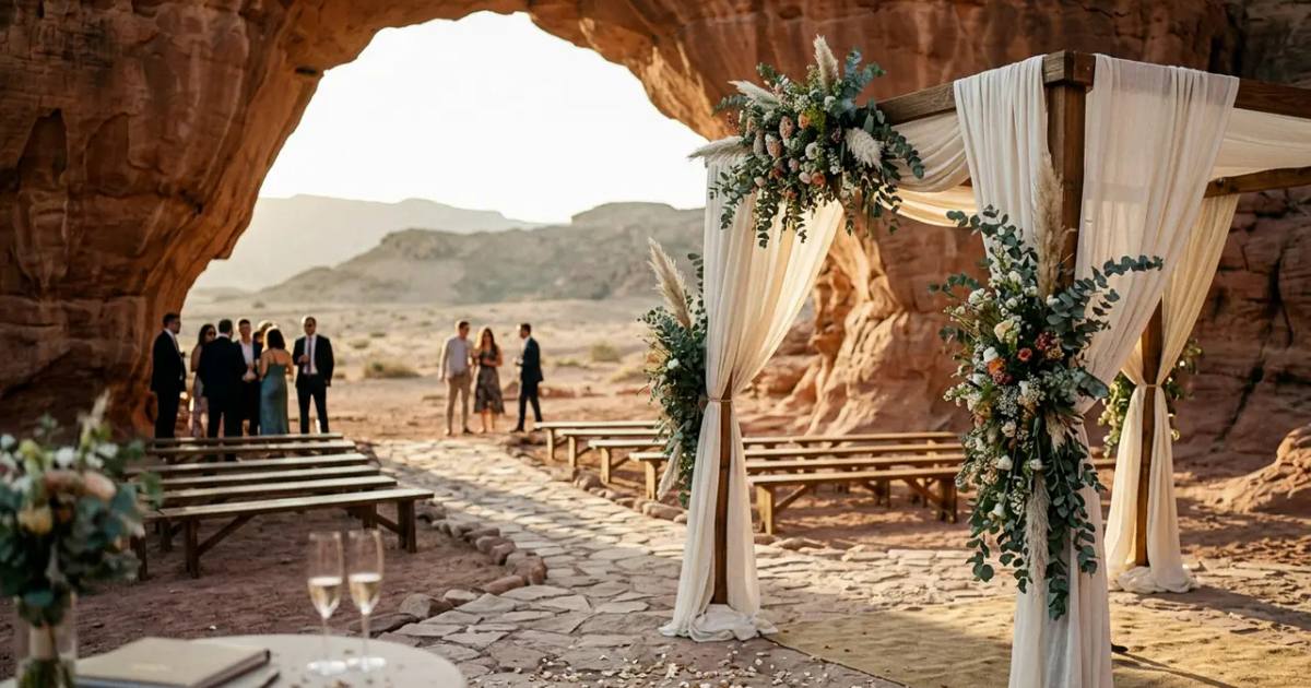 Matan Adelson Marries Yahav Chaliva at Timna Park