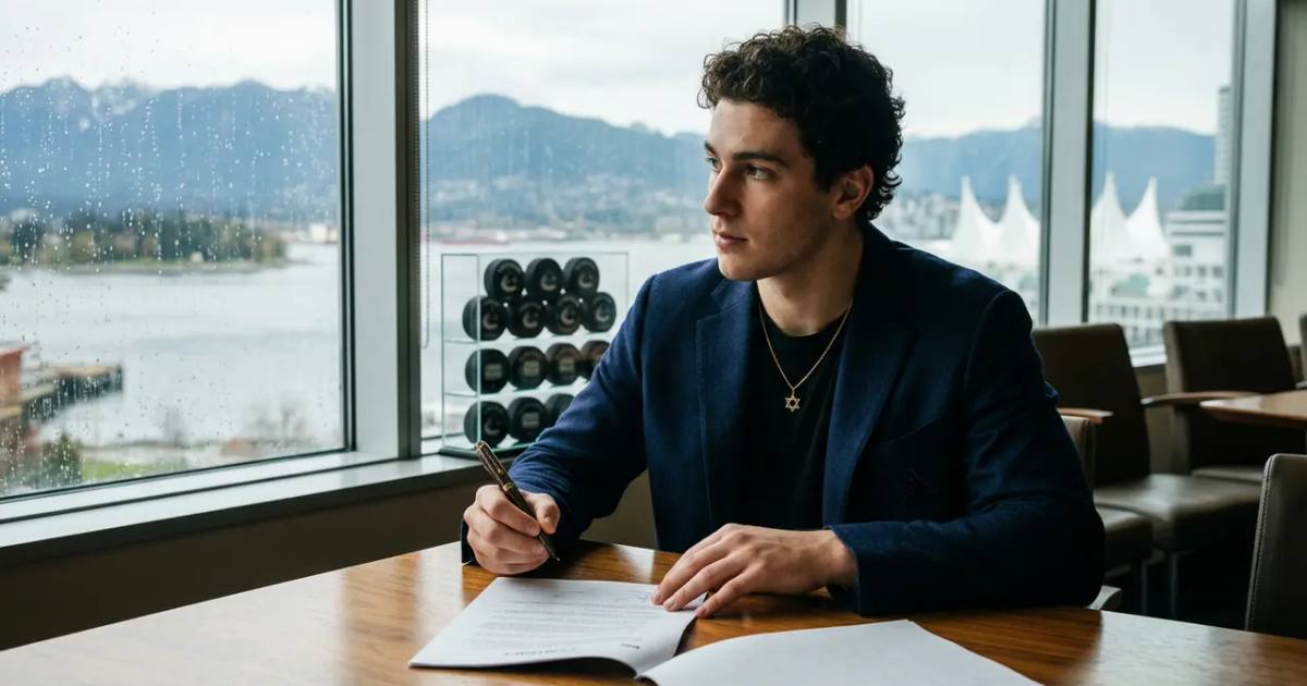 Zeev Buium Signs $75M Canucks Deal: Israeli Star's Rise