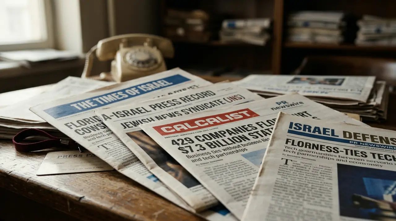 Florida–Israel Press Record: Who Broke the Story